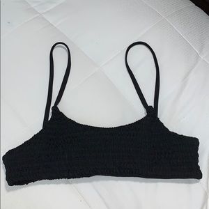 Zaful Smocked Bikini Top